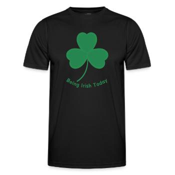 Being Irish - Men's Functional T-Shirt - black - Front - AI Model Male 178 dark (178cm)