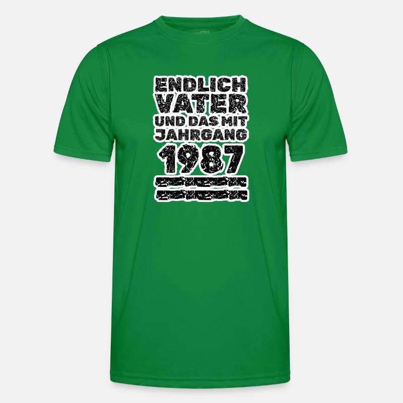 1987 Männer Funktions-T-Shirt