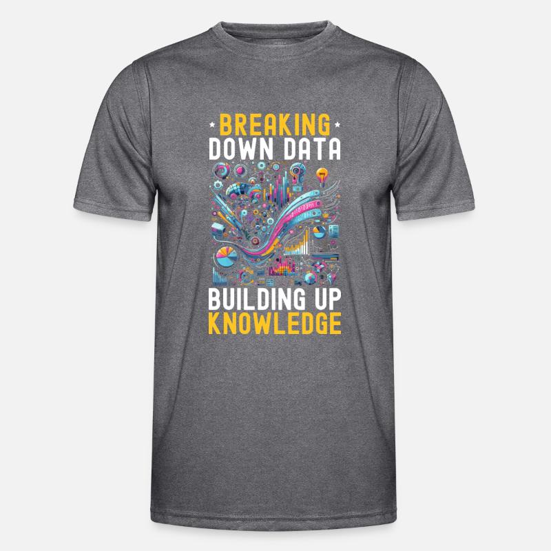 Data Science Datenanalyse Machine Learning Daten Männer Funktions-T-Shirt