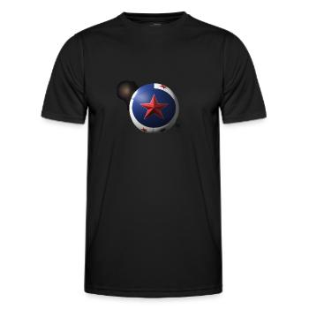 liberia football - Männer Funktions-T-Shirt - Schwarz - Vorne - AI Model Male 178 dark (178cm)