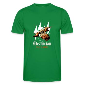 Electricien Ouvrier Artisans Hobby Circuits - T-shirt sport Homme - vert - Devant - AI Model Male 178 dark (178cm)