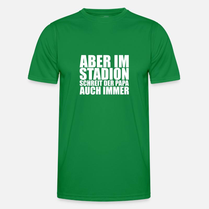 ABER IM STADION PAPA Männer Funktions-T-Shirt