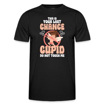 Nur Gucken Abstand Antisozial - Männer Funktions-T-Shirt - Schwarz - Vorne - AI Model Male 178 dark (178cm)