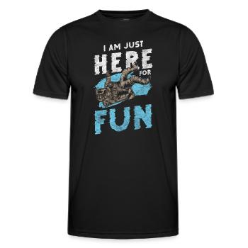 Space, Moon, Galaxy, Space travel - Men's Functional T-Shirt - black - Front - AI Model Male 178 dark (178cm)