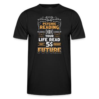 Astrologie psychique Clairvoyance Zodiaque - T-shirt sport Homme - noir - Devant - AI Model Male 178 dark (178cm)