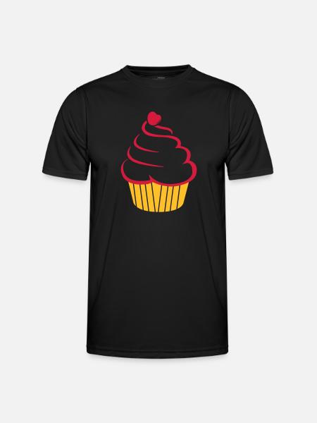 cupcake - Men's Functional T-Shirt - black
