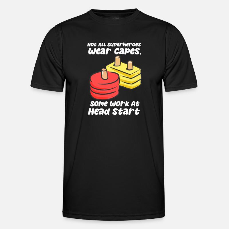 Work At Head Start - Männer Funktions-T-Shirt - Schwarz