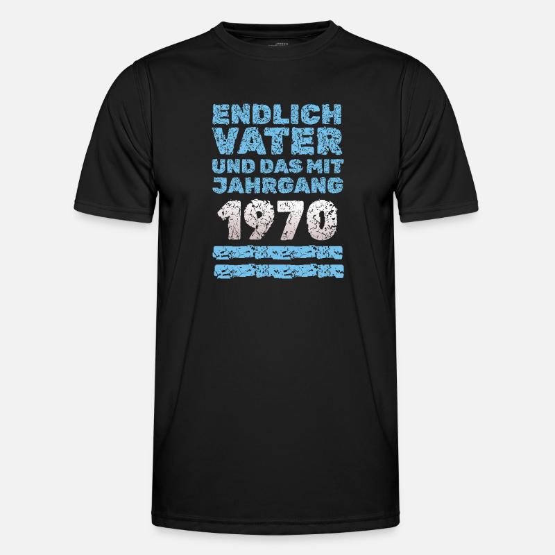 with 1970 - Men's Functional T-Shirt - black