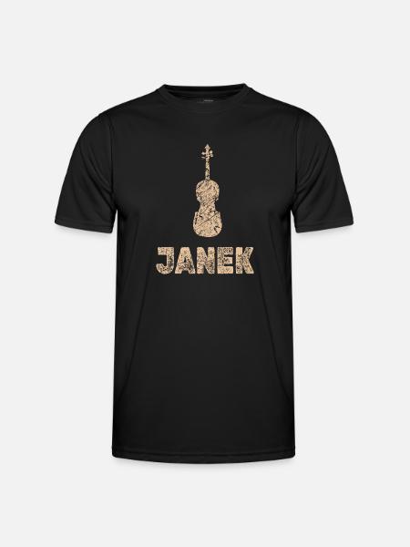 Janek as viola - Men's Functional T-Shirt - black