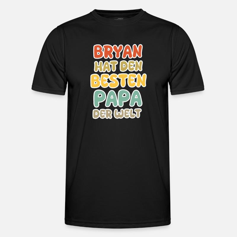 Gift for Bryan - Men's Functional T-Shirt - black