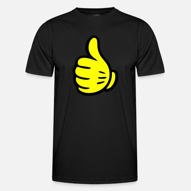 Hand Like Comic - Men's Functional T-Shirt - black