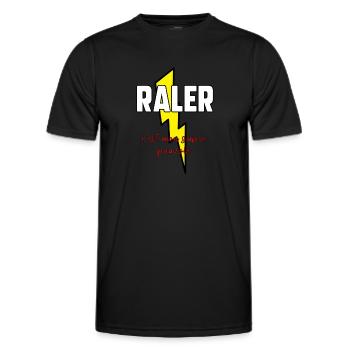 Râler c’est mon super pouvoir - T-shirt sport Homme - noir - Devant - AI Model Male 178 dark (178cm)