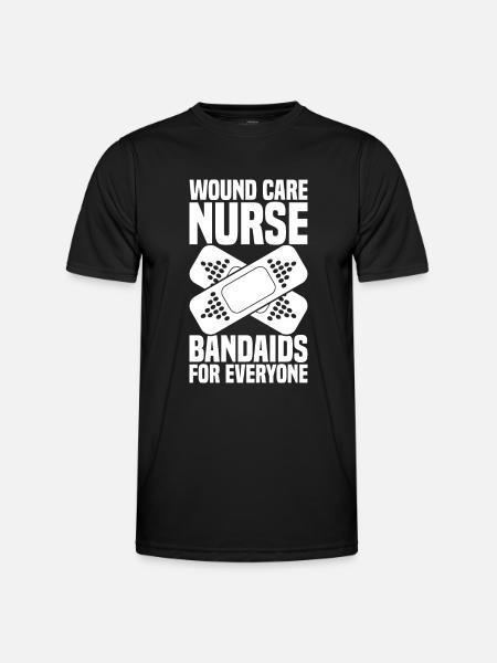 Wound Care Nurse - Men's Functional T-Shirt - black