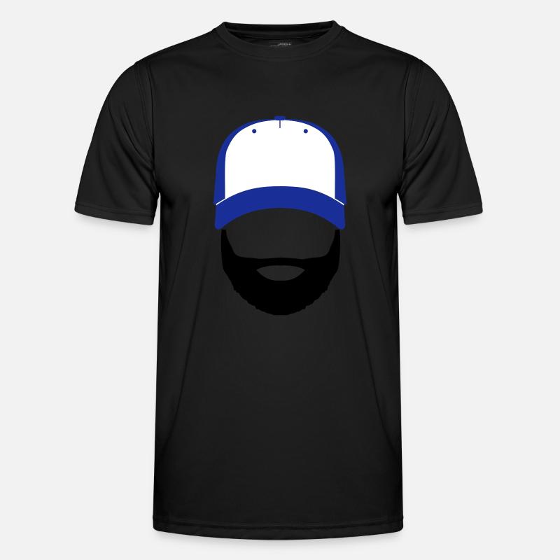 Bill Doe - Männer Funktions-T-Shirt - Schwarz