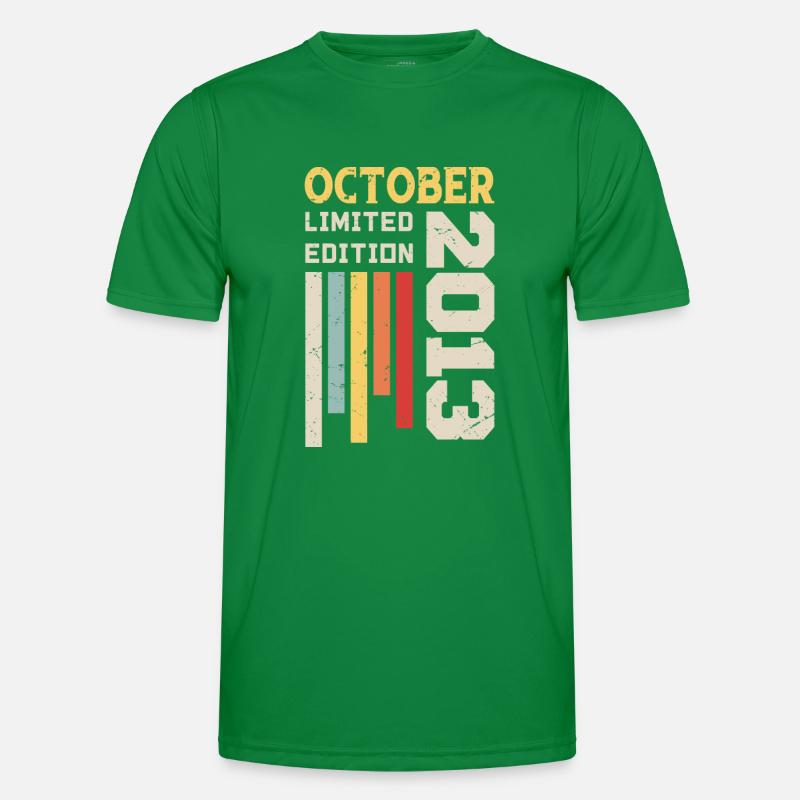 October 2013 - October 2013 Birthday Gift Men's Functional T-Shirt