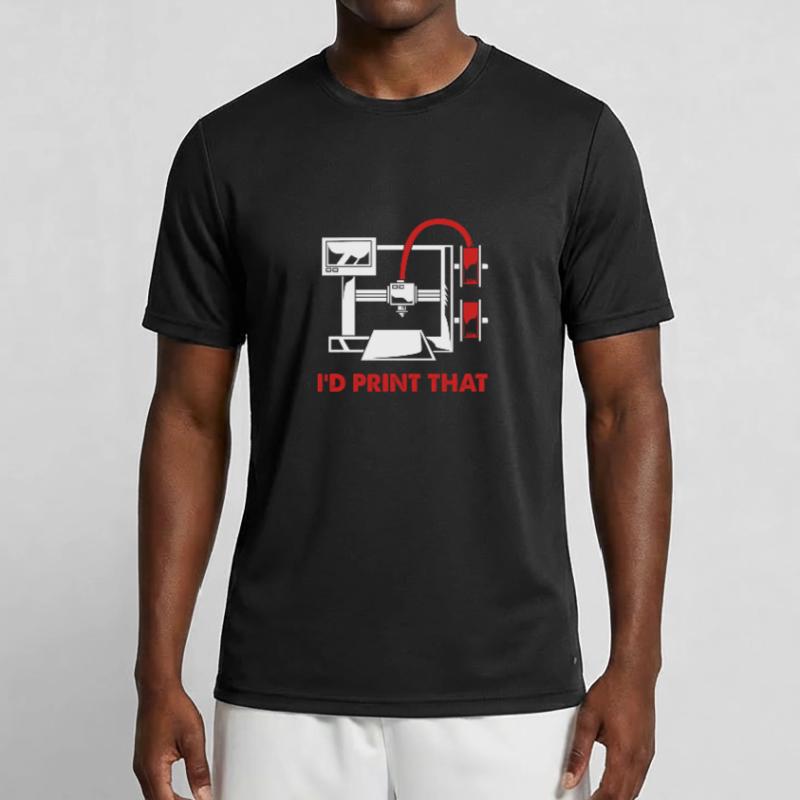 Impression 3D Impression Prototype T-shirt sport Homme