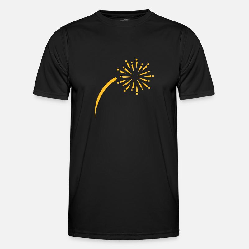 Fireworks - Men's Functional T-Shirt - black