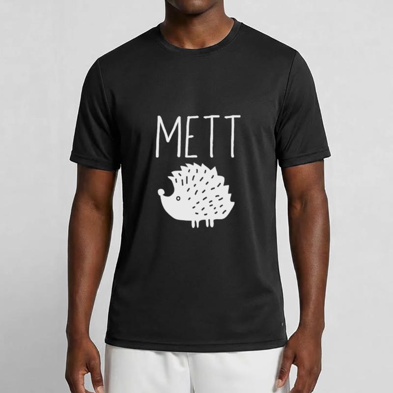 Mettigel Mett Igel Hackfleisch Fleischesser Hackk Männer Funktions-T-Shirt