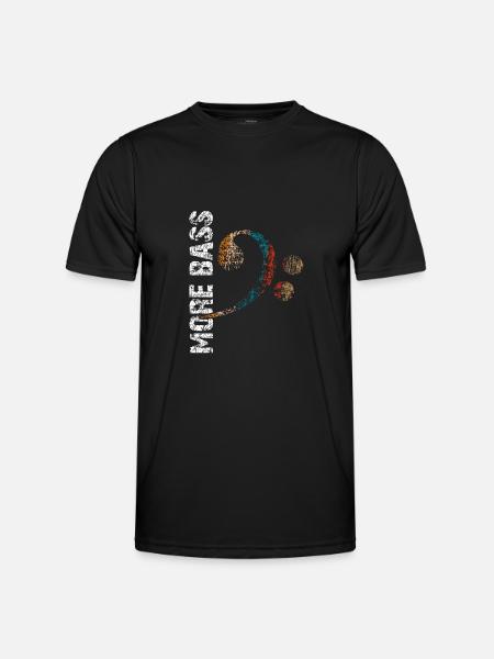 Plus de basse - T-shirt sport Homme - noir