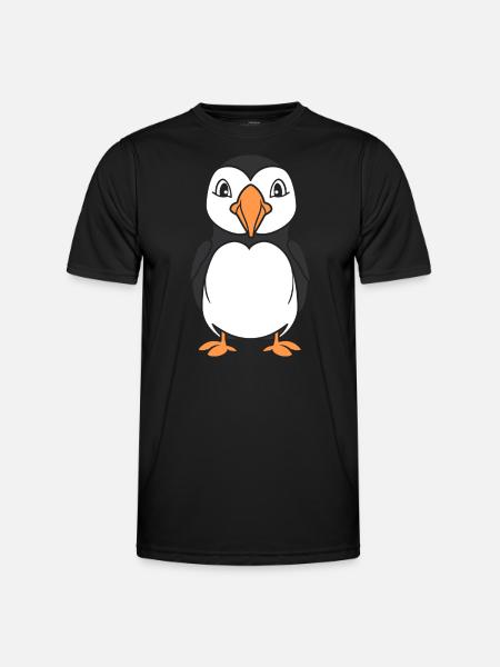 puffin - Men's Functional T-Shirt - black