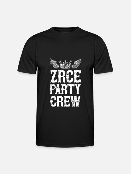 Zrce Party Holiday Crew - Men's Functional T-Shirt - black
