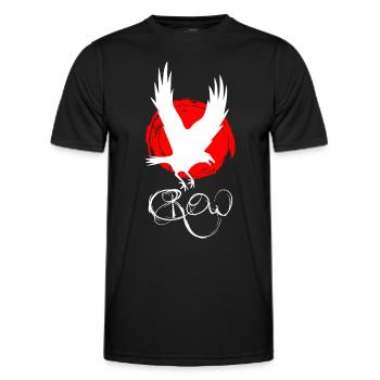 Raven Crow Crow - Men's Functional T-Shirt - black - Front - AI Model Male 178 dark (178cm)