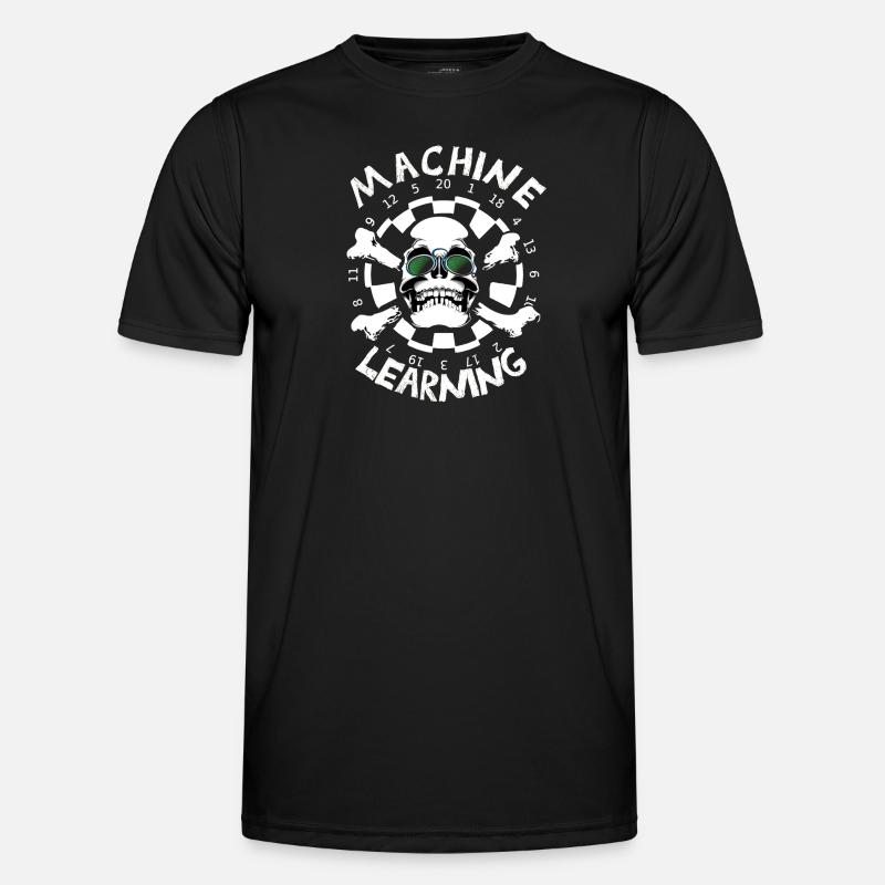 Machine learning - Men's Functional T-Shirt - black