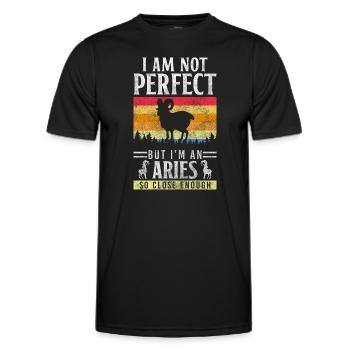 Horoskop Geburt Tierkreiszeichen - Männer Funktions-T-Shirt - Schwarz - Vorne - AI Model Male 178 dark (178cm)