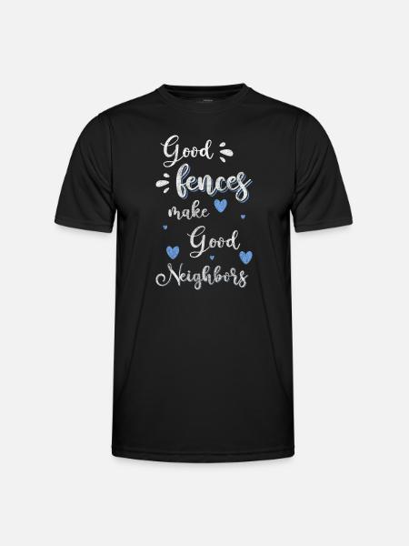 Humour de quartier - T-shirt sport Homme - noir