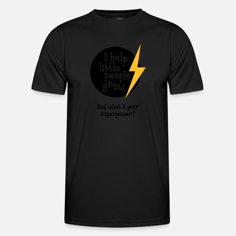 Kindergarten Geschenk - Männer Funktions-T-Shirt - Schwarz