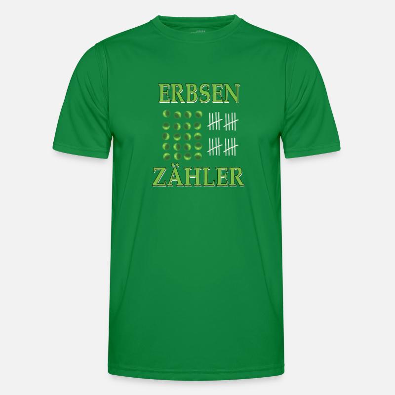 Erbsenzähler Männer Funktions-T-Shirt