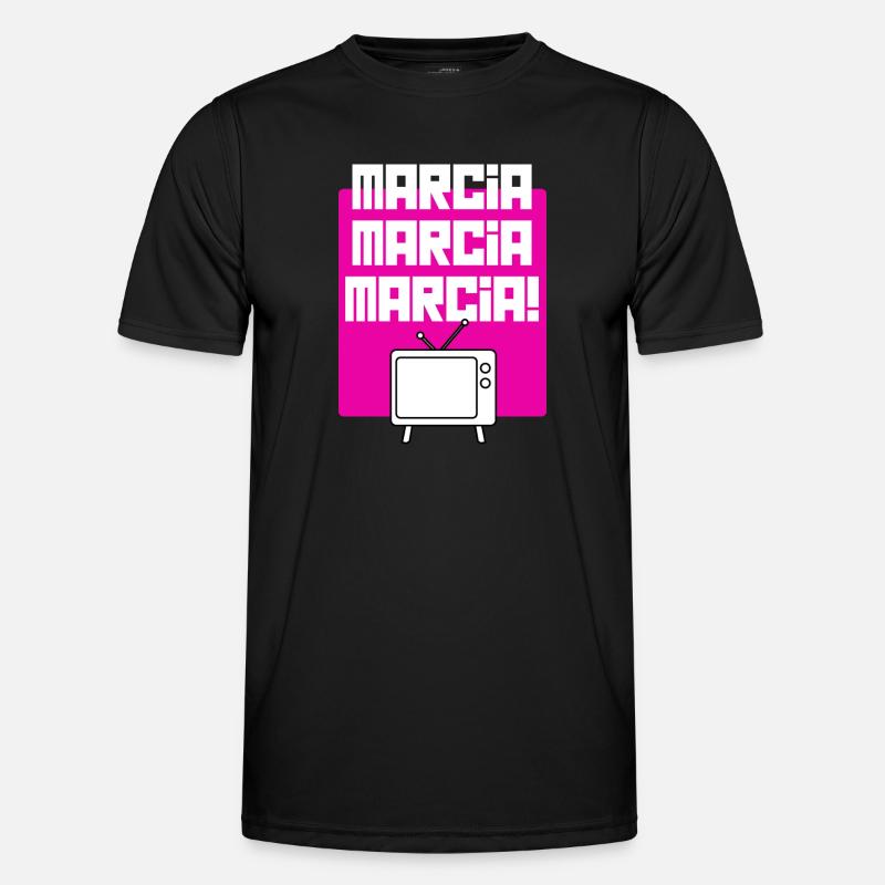 Retro tee Tv - Men's Functional T-Shirt - black