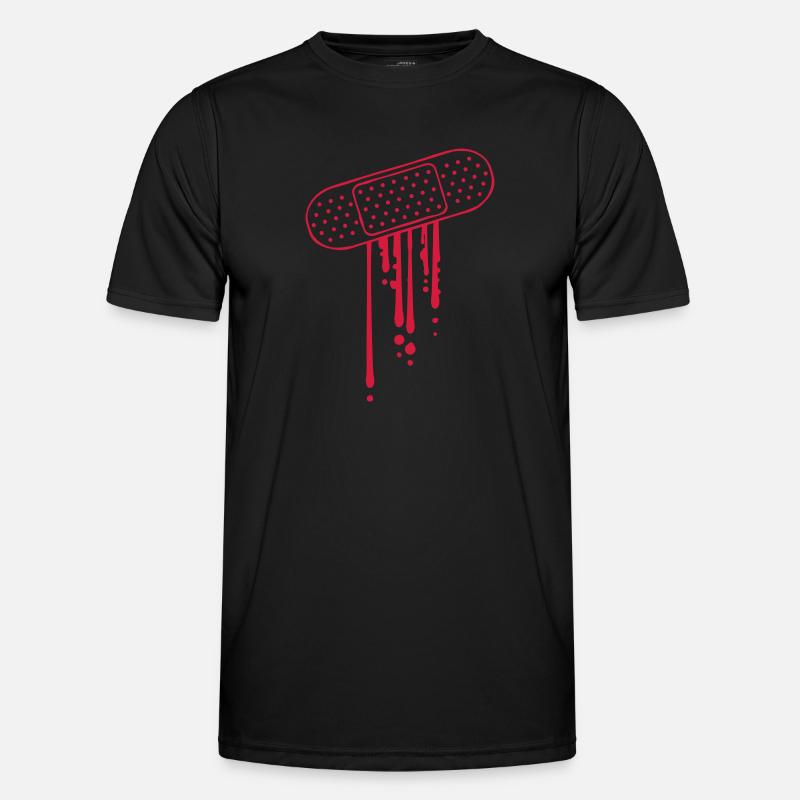 Patch Blood Drops Men's Functional T-Shirt