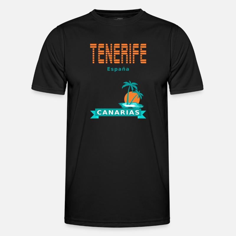 Teneriffa - Spanien - Männer Funktions-T-Shirt - Schwarz