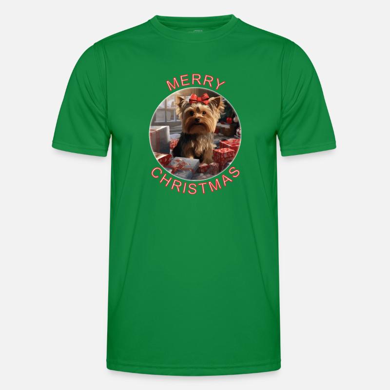 Yorkshire Terrier Männer Funktions-T-Shirt