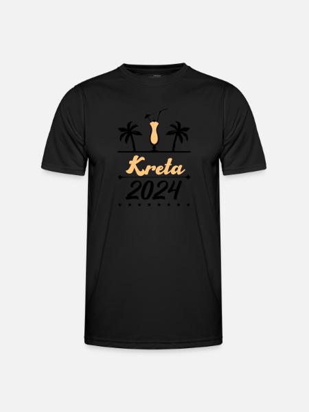 Crete 2024 - Men's Functional T-Shirt - black