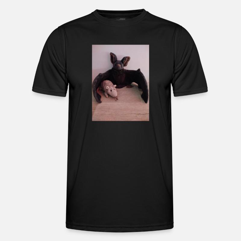 Night Wing Bat and Mouse Men's Functional T-Shirt