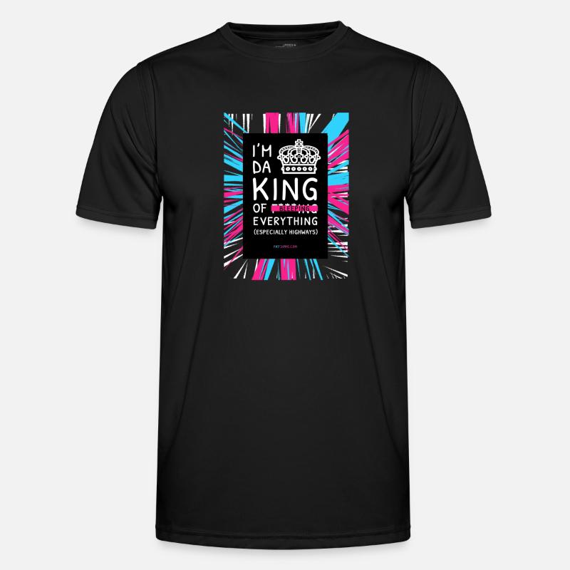 I'M DA KING - Men's Functional T-Shirt - black