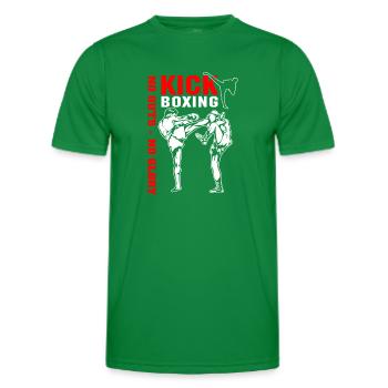 Kickboxing - Männer Funktions-T-Shirt - Kelly Green - Vorne - AI Model Male 178 dark (178cm)