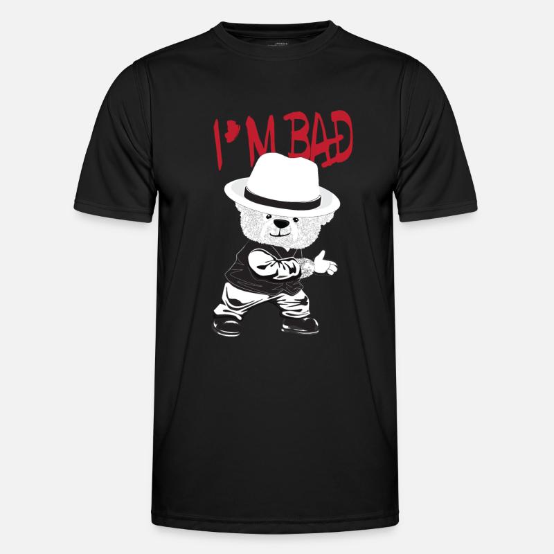 I'm BAD Dancer - Dancing Teddy Bear Männer Funktions-T-Shirt