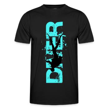Diver - Men's Functional T-Shirt - black - Front - AI Model Male 178 dark (178cm)