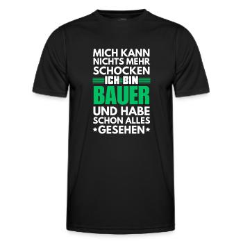 Pion non choquable - T-shirt sport Homme - noir - Devant - AI Model Male 178 dark (178cm)