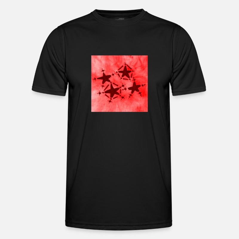 4 ÉTOILES ROUGES T-shirt sport Homme