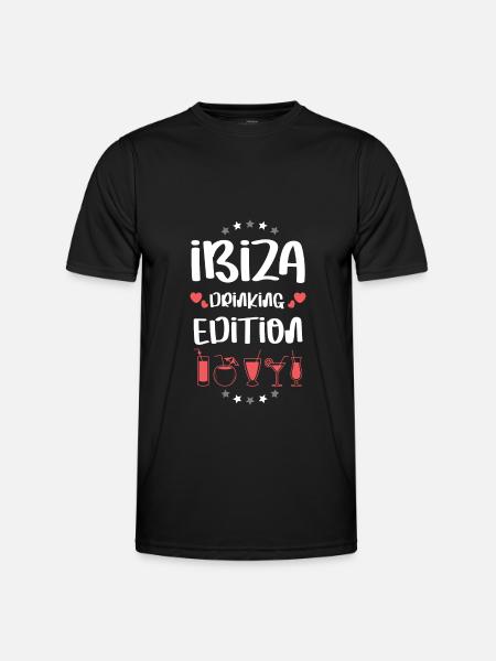 Ibiza Drinking Team - Men's Functional T-Shirt - black