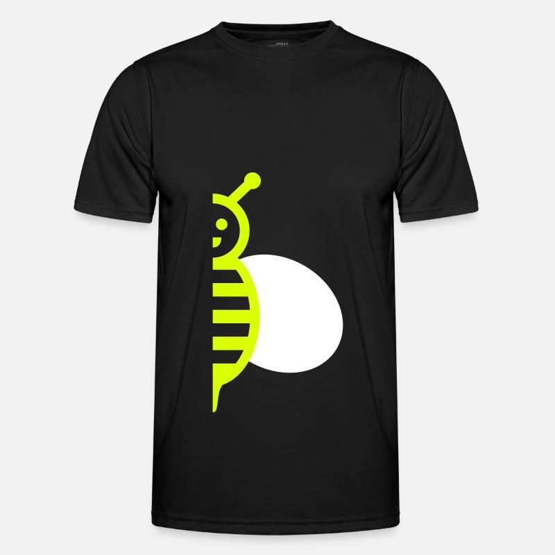 Moitié d’une abeille avec une aile T-shirt sport Homme