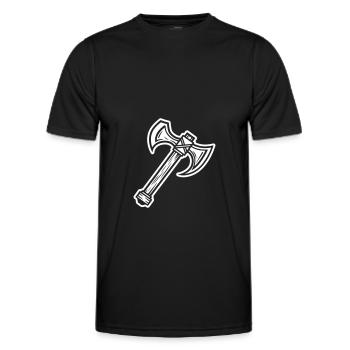 Axe Element - Men's Functional T-Shirt - black - Front - AI Model Male 178 dark (178cm)