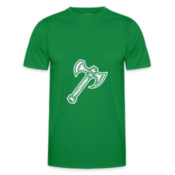 Élément de hache - T-shirt sport Homme - vert - Devant - AI Model Male 178 dark (178cm)
