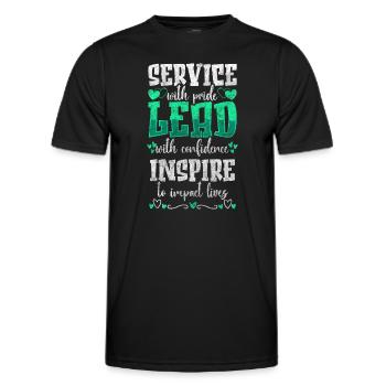 Chef Büro Manager Angestellter - Männer Funktions-T-Shirt - Schwarz - Vorne - AI Model Male 178 dark (178cm)