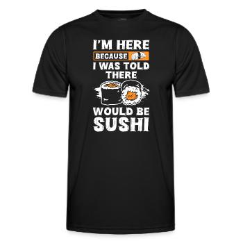Japanisch Reis Lecker Stäbchen - Männer Funktions-T-Shirt - Schwarz - Vorne - AI Model Male 178 dark (178cm)