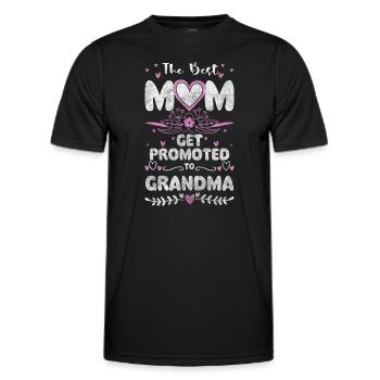 Grandpa Parents Pamper Baby - Men's Functional T-Shirt - black - Front - AI Model Male 178 dark (178cm)